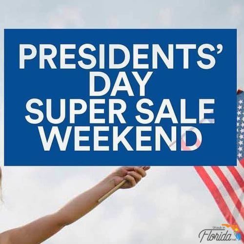 Sawgrass Mills Presidents day super sale weekend