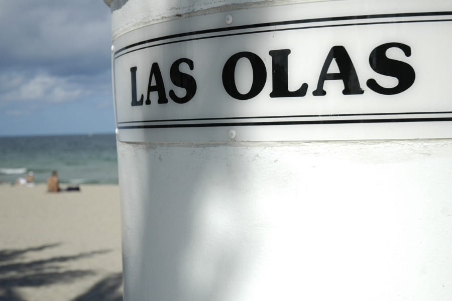 Las Olas Beach in Fort Lauderdale Florida