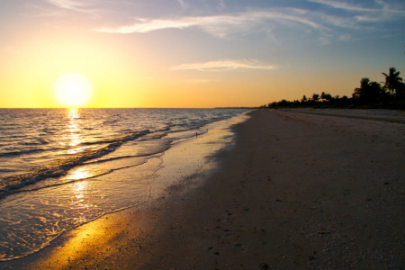 Bowmans Beach auf Sanibel Island Florida